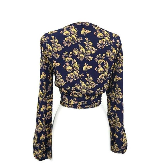 New Flynn Skye That's a Wrap Crop Top Twilight L - Picture 4 of 7